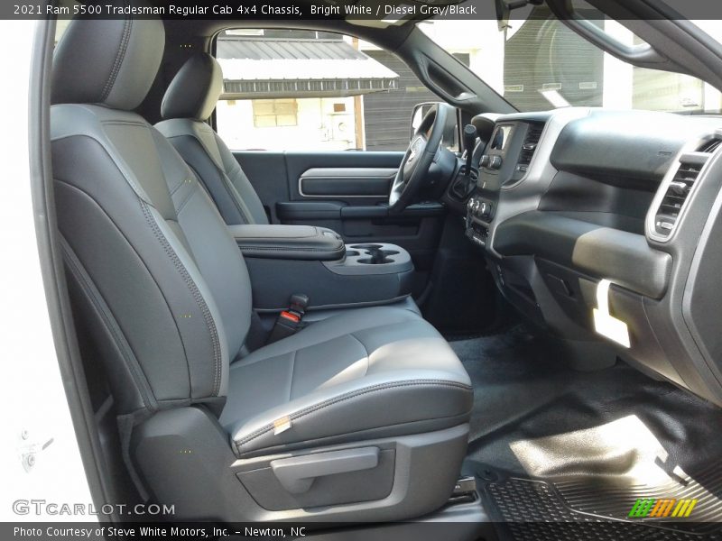 Bright White / Diesel Gray/Black 2021 Ram 5500 Tradesman Regular Cab 4x4 Chassis