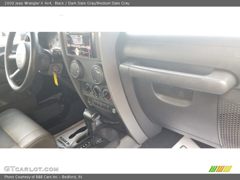 Black / Dark Slate Gray/Medium Slate Gray 2009 Jeep Wrangler X 4x4