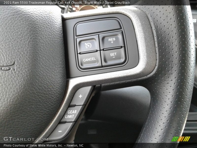 Bright White / Diesel Gray/Black 2021 Ram 5500 Tradesman Regular Cab 4x4 Chassis