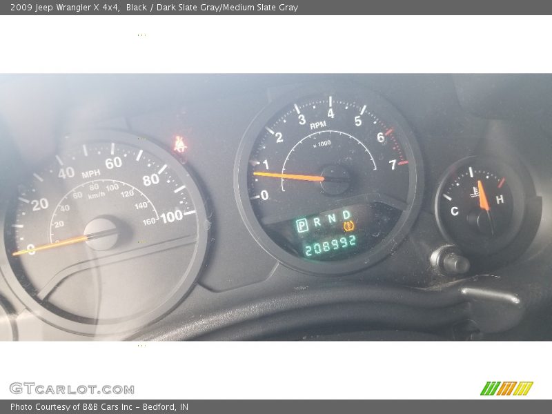 Black / Dark Slate Gray/Medium Slate Gray 2009 Jeep Wrangler X 4x4