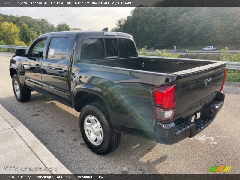 Midnight Black Metallic / Cement 2021 Toyota Tacoma SR5 Double Cab