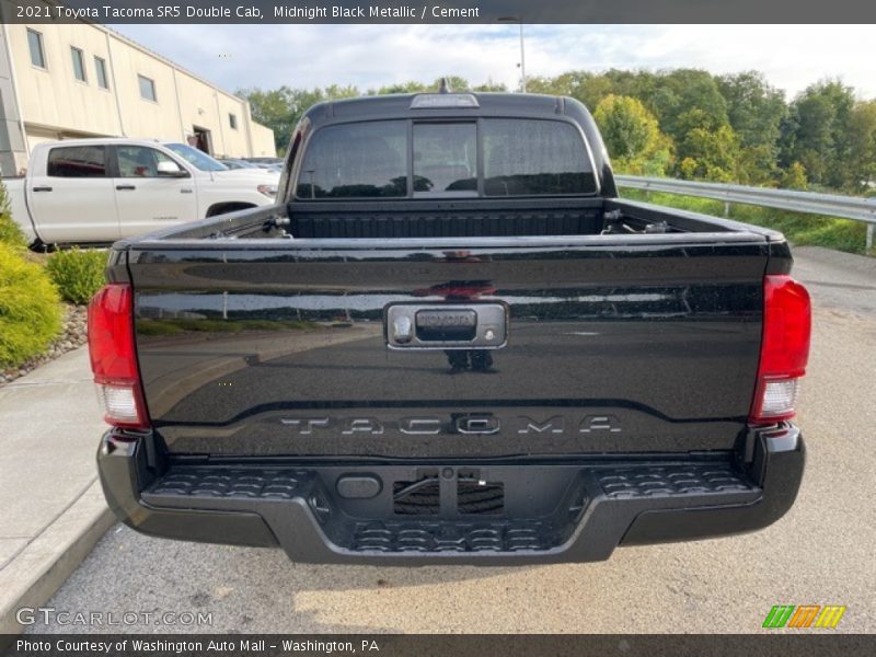 Midnight Black Metallic / Cement 2021 Toyota Tacoma SR5 Double Cab