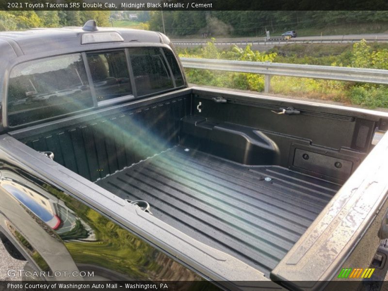 Midnight Black Metallic / Cement 2021 Toyota Tacoma SR5 Double Cab