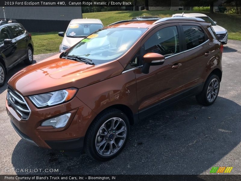 Canyon Ridge Metallic / Ebony Black 2019 Ford EcoSport Titanium 4WD