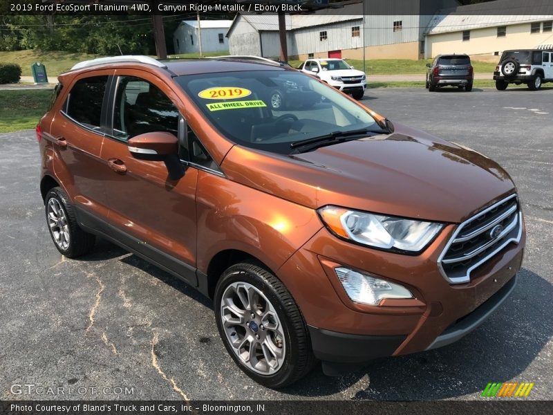 Canyon Ridge Metallic / Ebony Black 2019 Ford EcoSport Titanium 4WD