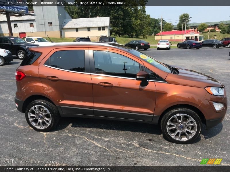 Canyon Ridge Metallic / Ebony Black 2019 Ford EcoSport Titanium 4WD