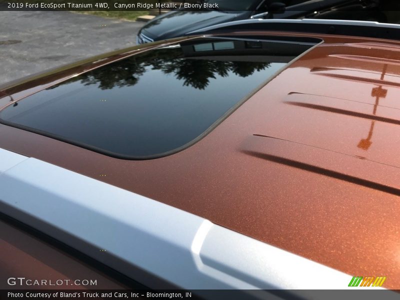 Canyon Ridge Metallic / Ebony Black 2019 Ford EcoSport Titanium 4WD