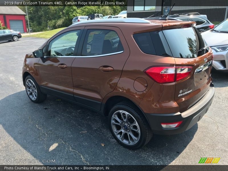 Canyon Ridge Metallic / Ebony Black 2019 Ford EcoSport Titanium 4WD
