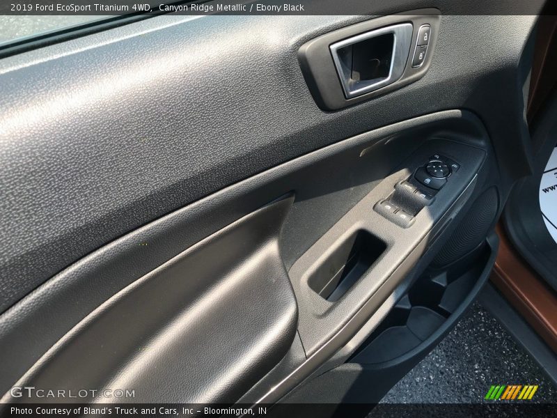 Canyon Ridge Metallic / Ebony Black 2019 Ford EcoSport Titanium 4WD