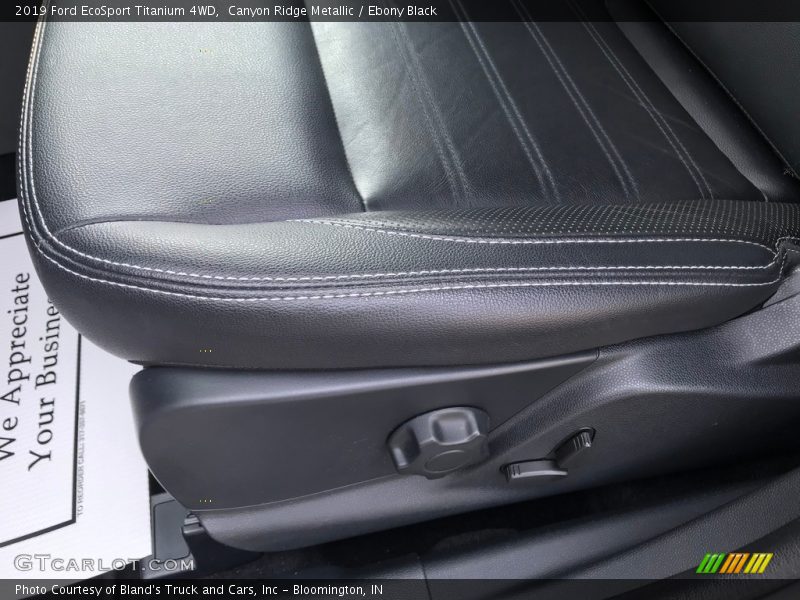 Canyon Ridge Metallic / Ebony Black 2019 Ford EcoSport Titanium 4WD