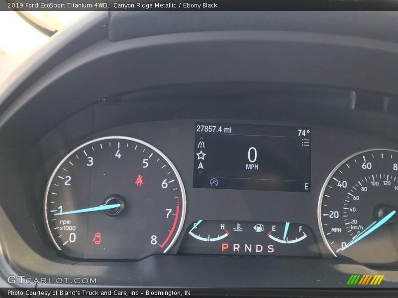 Canyon Ridge Metallic / Ebony Black 2019 Ford EcoSport Titanium 4WD