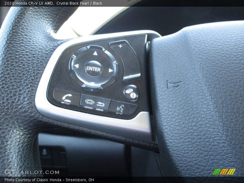 Crystal Black Pearl / Black 2020 Honda CR-V LX AWD