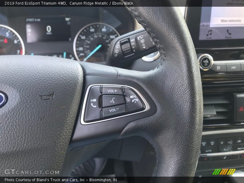 Canyon Ridge Metallic / Ebony Black 2019 Ford EcoSport Titanium 4WD