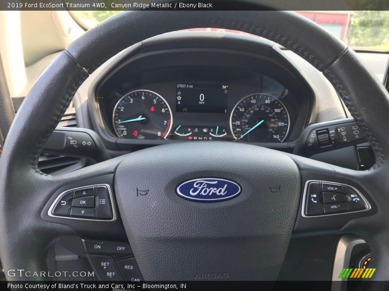 Canyon Ridge Metallic / Ebony Black 2019 Ford EcoSport Titanium 4WD