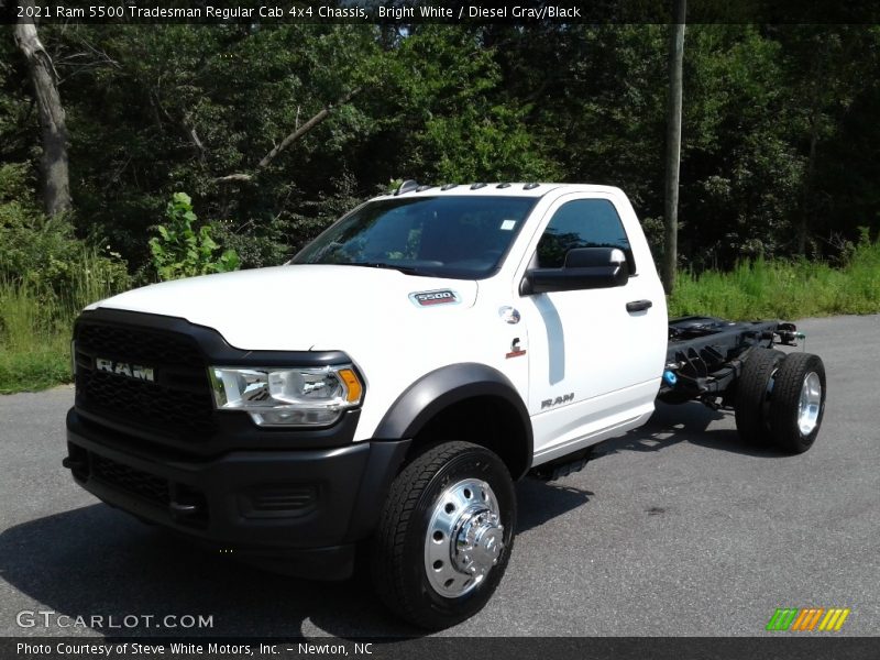 Bright White / Diesel Gray/Black 2021 Ram 5500 Tradesman Regular Cab 4x4 Chassis