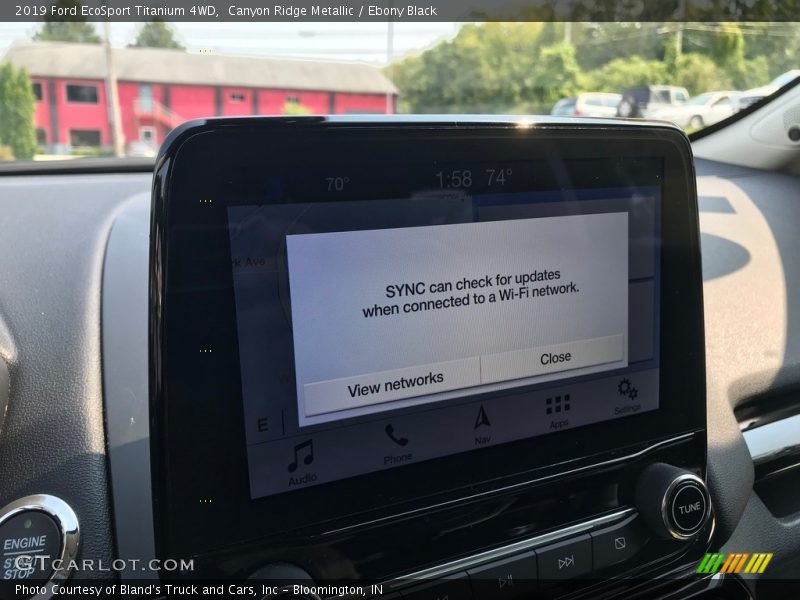 Canyon Ridge Metallic / Ebony Black 2019 Ford EcoSport Titanium 4WD