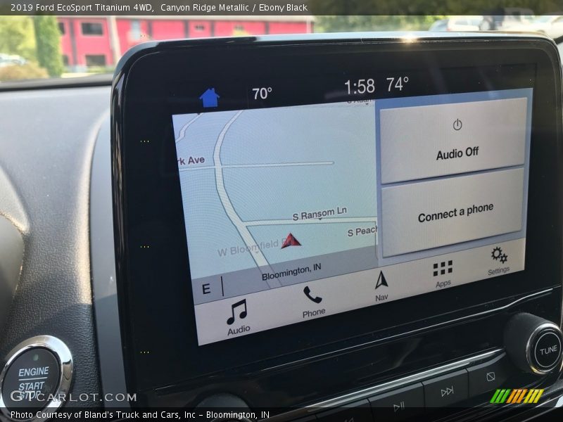 Canyon Ridge Metallic / Ebony Black 2019 Ford EcoSport Titanium 4WD