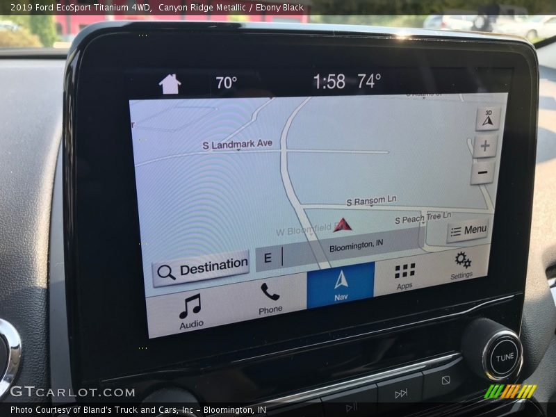 Canyon Ridge Metallic / Ebony Black 2019 Ford EcoSport Titanium 4WD