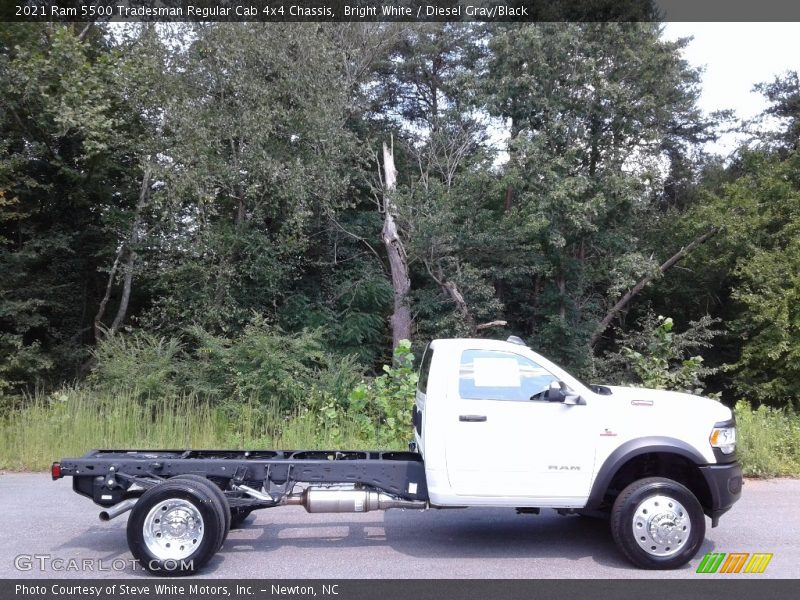 Bright White / Diesel Gray/Black 2021 Ram 5500 Tradesman Regular Cab 4x4 Chassis
