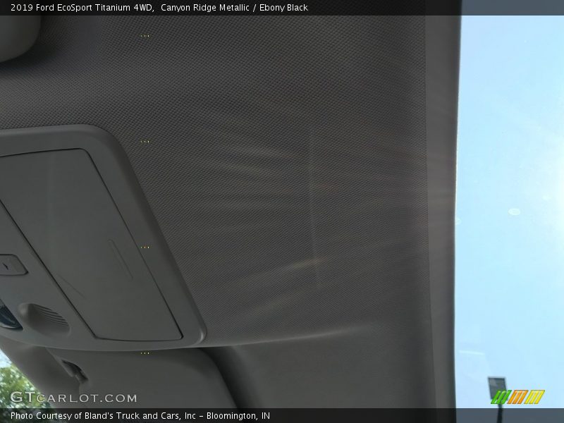Canyon Ridge Metallic / Ebony Black 2019 Ford EcoSport Titanium 4WD