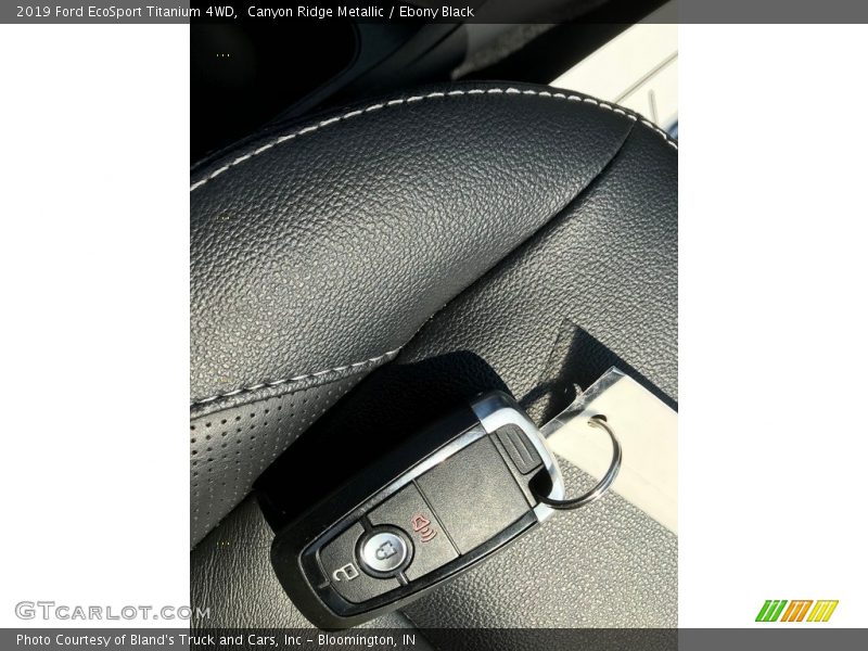 Canyon Ridge Metallic / Ebony Black 2019 Ford EcoSport Titanium 4WD