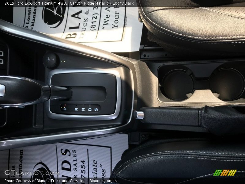 Canyon Ridge Metallic / Ebony Black 2019 Ford EcoSport Titanium 4WD