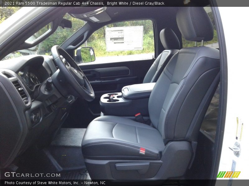 Bright White / Diesel Gray/Black 2021 Ram 5500 Tradesman Regular Cab 4x4 Chassis