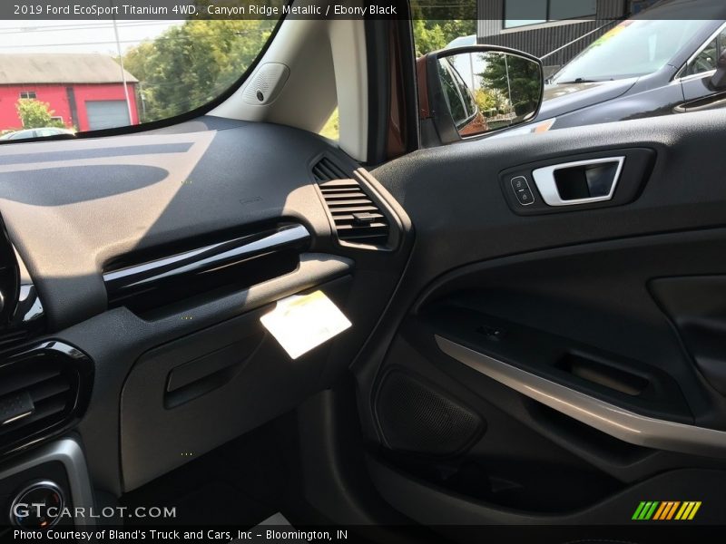 Canyon Ridge Metallic / Ebony Black 2019 Ford EcoSport Titanium 4WD