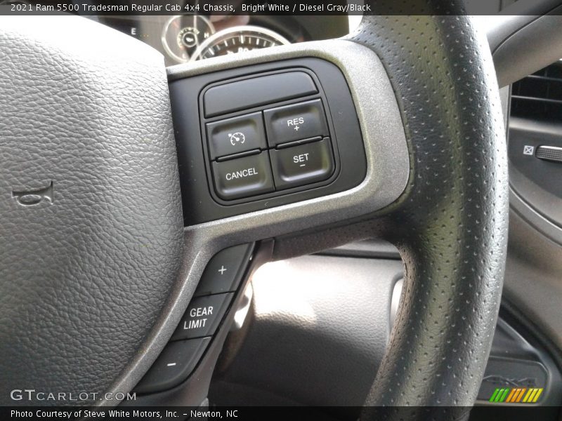 Bright White / Diesel Gray/Black 2021 Ram 5500 Tradesman Regular Cab 4x4 Chassis