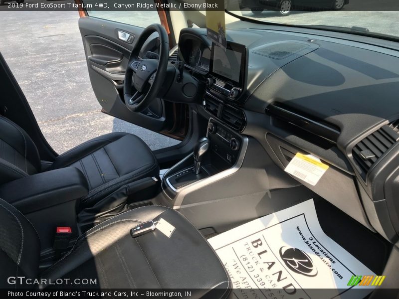 Canyon Ridge Metallic / Ebony Black 2019 Ford EcoSport Titanium 4WD