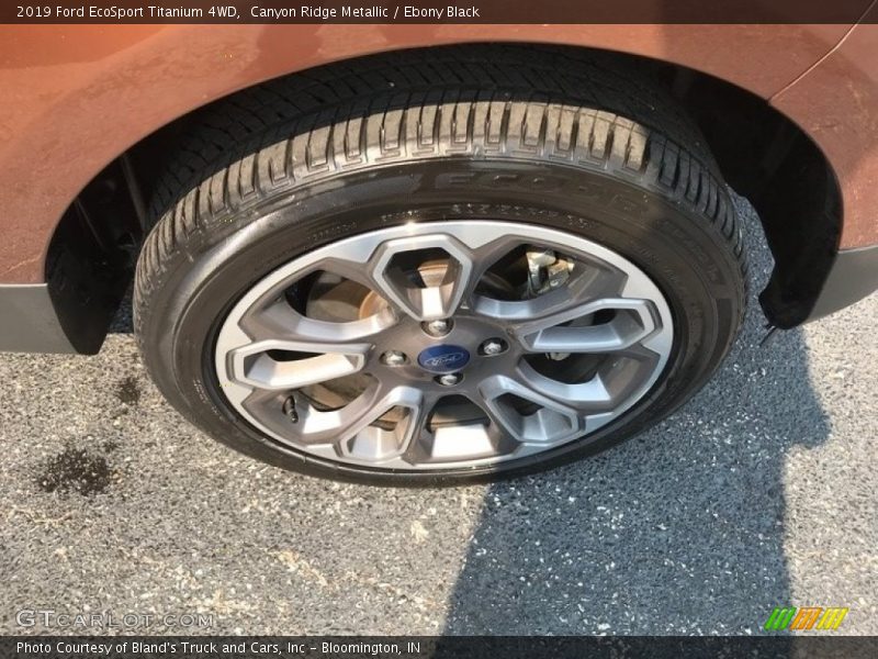 Canyon Ridge Metallic / Ebony Black 2019 Ford EcoSport Titanium 4WD