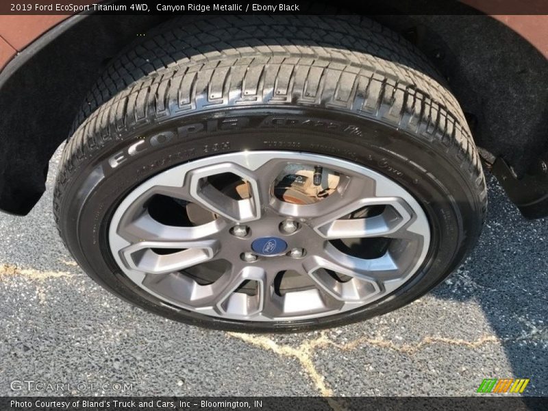 Canyon Ridge Metallic / Ebony Black 2019 Ford EcoSport Titanium 4WD
