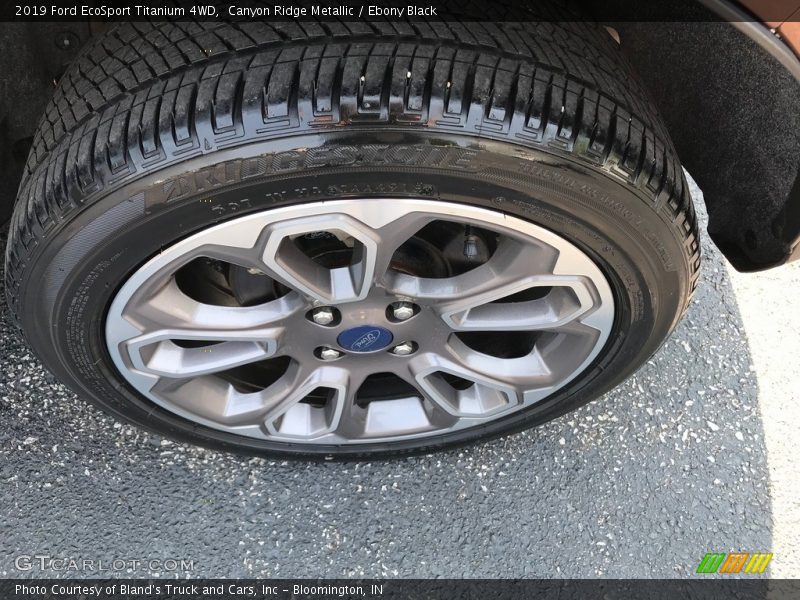 Canyon Ridge Metallic / Ebony Black 2019 Ford EcoSport Titanium 4WD