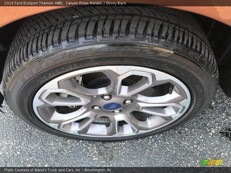 Canyon Ridge Metallic / Ebony Black 2019 Ford EcoSport Titanium 4WD