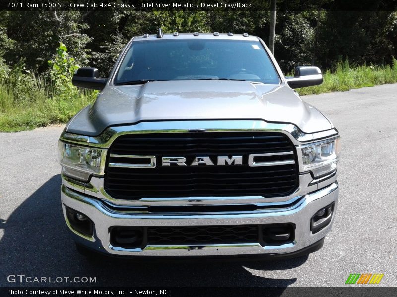 Billet Silver Metallic / Diesel Gray/Black 2021 Ram 3500 SLT Crew Cab 4x4 Chassis