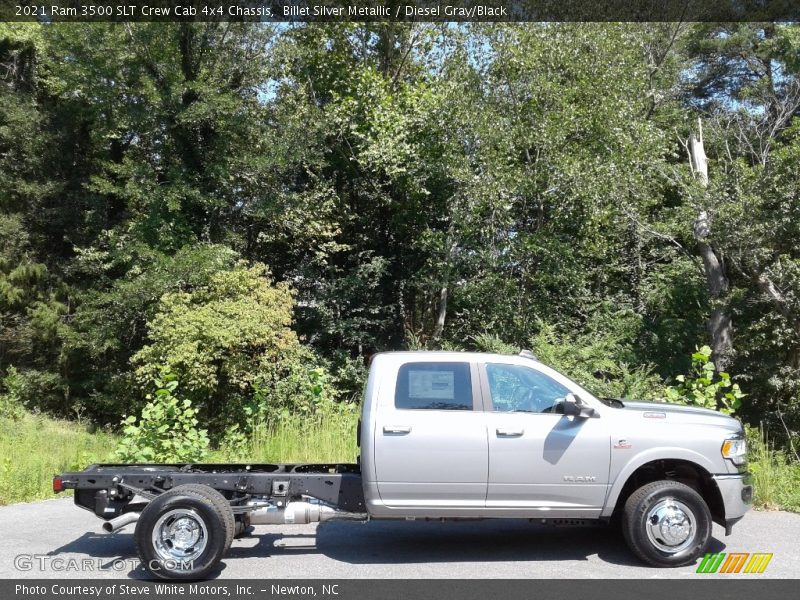 Billet Silver Metallic / Diesel Gray/Black 2021 Ram 3500 SLT Crew Cab 4x4 Chassis