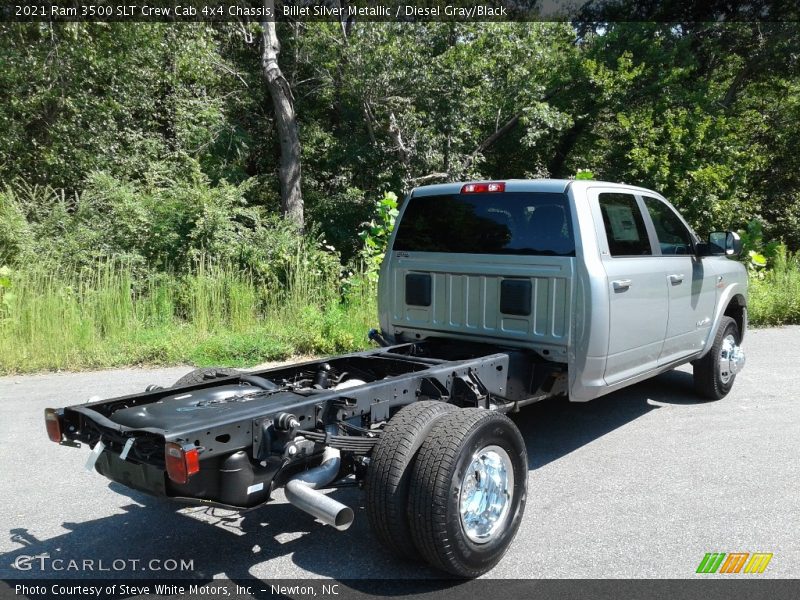 Billet Silver Metallic / Diesel Gray/Black 2021 Ram 3500 SLT Crew Cab 4x4 Chassis