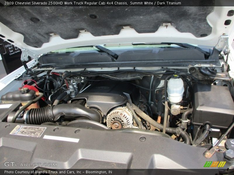 Summit White / Dark Titanium 2009 Chevrolet Silverado 2500HD Work Truck Regular Cab 4x4 Chassis