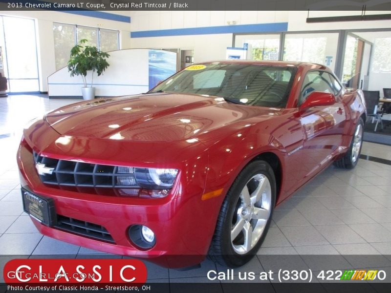 Crystal Red Tintcoat / Black 2013 Chevrolet Camaro LT Coupe