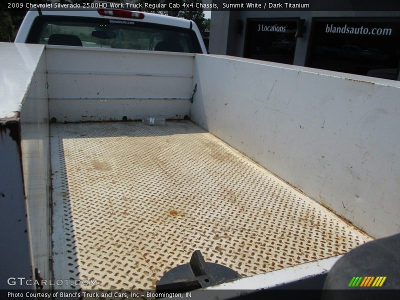 Summit White / Dark Titanium 2009 Chevrolet Silverado 2500HD Work Truck Regular Cab 4x4 Chassis