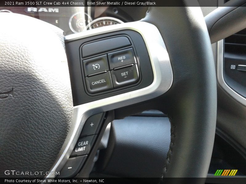 Billet Silver Metallic / Diesel Gray/Black 2021 Ram 3500 SLT Crew Cab 4x4 Chassis