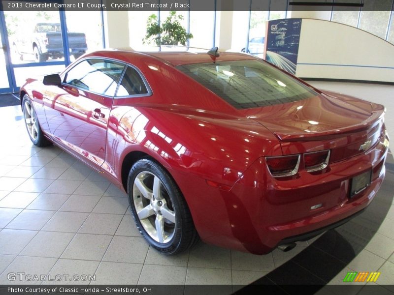 Crystal Red Tintcoat / Black 2013 Chevrolet Camaro LT Coupe