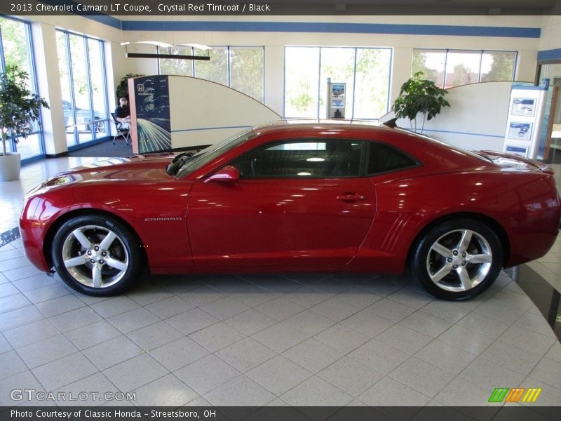 Crystal Red Tintcoat / Black 2013 Chevrolet Camaro LT Coupe
