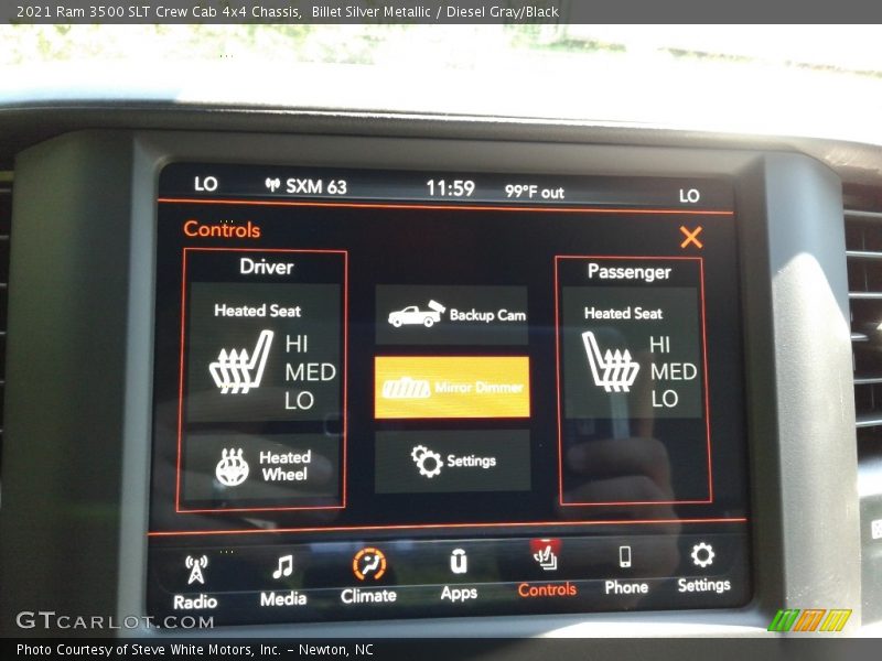 Billet Silver Metallic / Diesel Gray/Black 2021 Ram 3500 SLT Crew Cab 4x4 Chassis