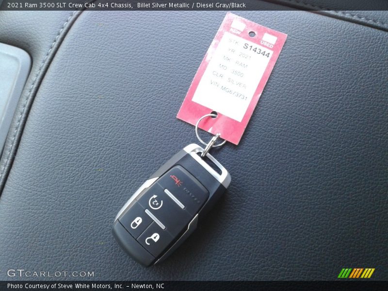 Billet Silver Metallic / Diesel Gray/Black 2021 Ram 3500 SLT Crew Cab 4x4 Chassis