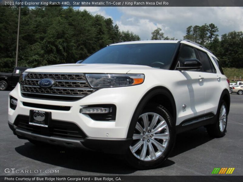 Front 3/4 View of 2021 Explorer King Ranch 4WD
