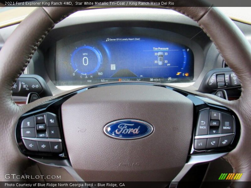 2021 Explorer King Ranch 4WD Steering Wheel