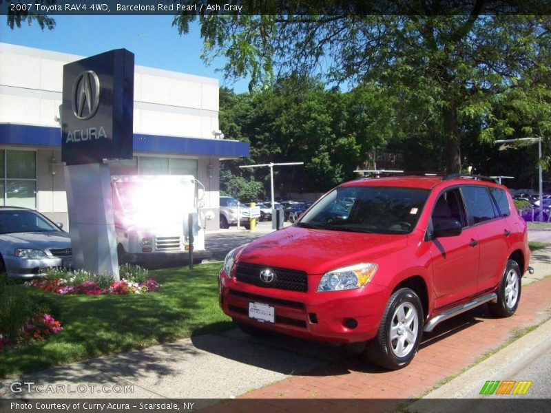 Barcelona Red Pearl / Ash Gray 2007 Toyota RAV4 4WD