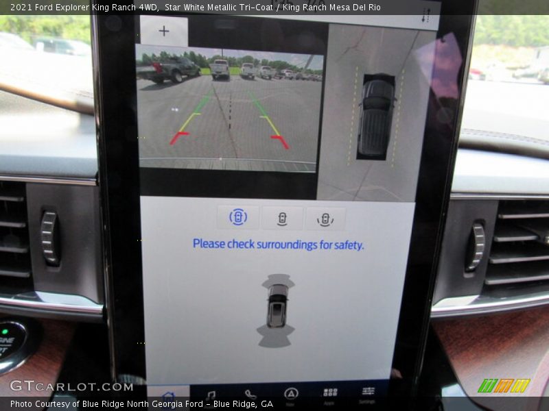 Controls of 2021 Explorer King Ranch 4WD