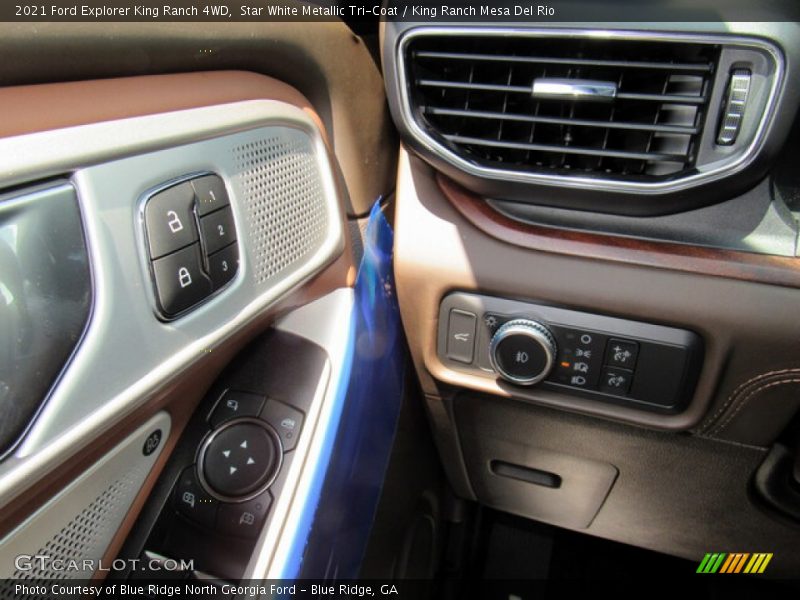 Controls of 2021 Explorer King Ranch 4WD